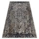 Moderný koberec MUNDO E0681   vintage  béžový / čierny 140x190 cm