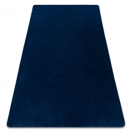 Moderný prateľný koberec POSH shaggy, protišmykový, tmavomodrý 80x150 cm