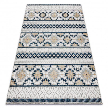 Koberec  BOTANIC 65252 Boho, tkaný na plocho - sivý 157x220 cm