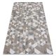 Tkaný koberec Sizal CASA Eco boho  2816 žltý / taupe, recykovaný koberec 153x220 cm