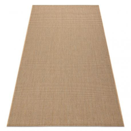 Tkaný sisalový koberec Floorlux 20580 jednofarebný - prirodzený / kávový 140x200 cm