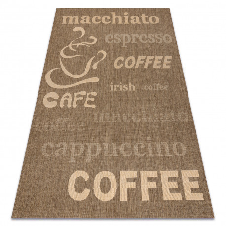 Tkaný  koberec sizal floorlux 20221 coffe / mais 140x200 cm