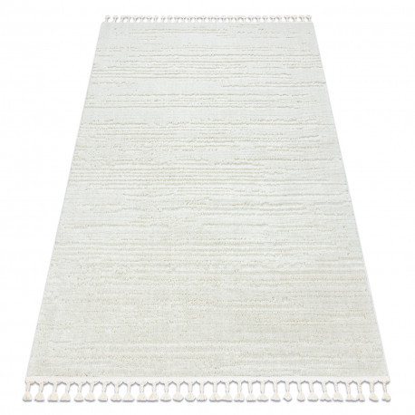 koberec SEVILLA AC53Bok biely  Berber shaggy 160x220 cm