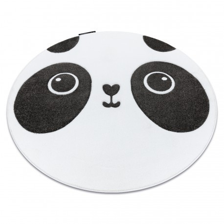 PETIT koberec PANDA kruhový biely  140 cm