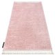 Koberec BERBER 9000 ružový so strapcami shaggy 160x220 cm