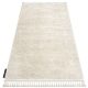 Koberec BERBER 9000 Krémový so strapcami shaggy 240x330 cm