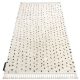 Koberec BERBER SYLA B752 Krémový so strapcami shaggy 80x150 cm