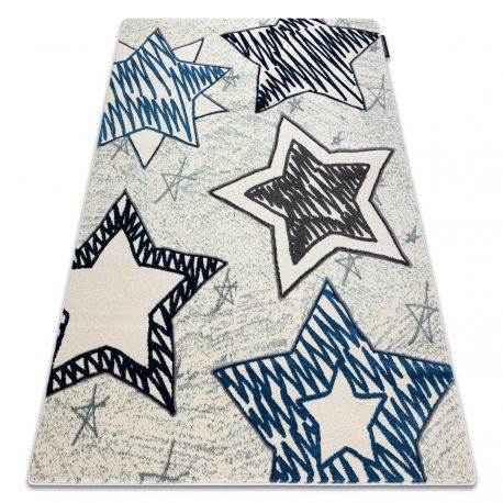 PETIT koberec STARS modrý 140x190 cm