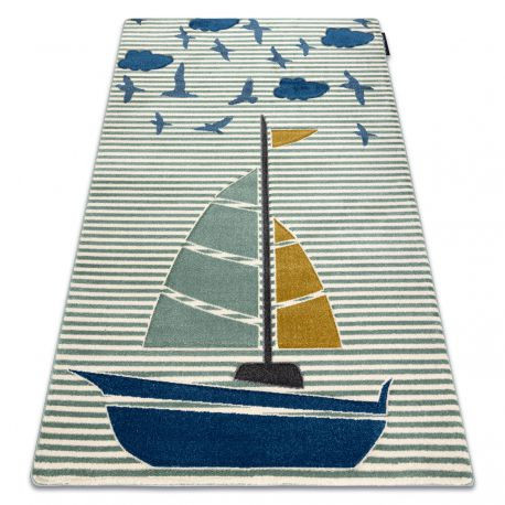 Koberec PETIT SAIL zelený 160x220 cm