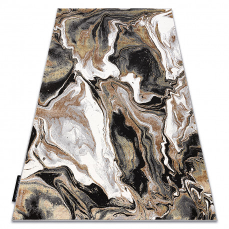 Moderný DE LUXE 622 Abstraktný -  Krémový / zlatý 140x190 cm