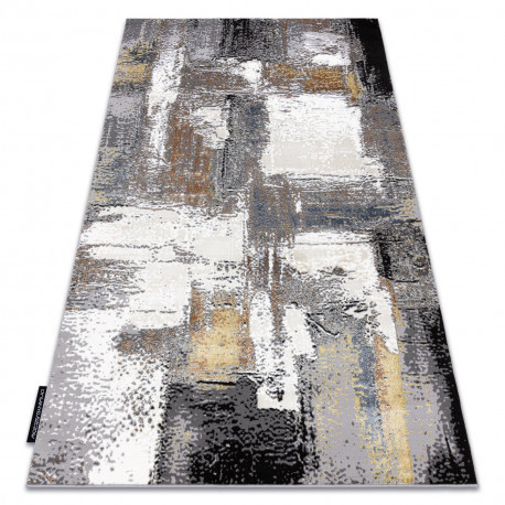 Moderný DE LUXE 633 Abstraktný -  Krémový / zlatý 140x190 cm