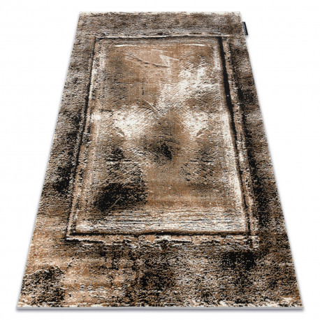 Moderný DE LUXE 634  vintage -  sivý / zlatý 140x190 cm
