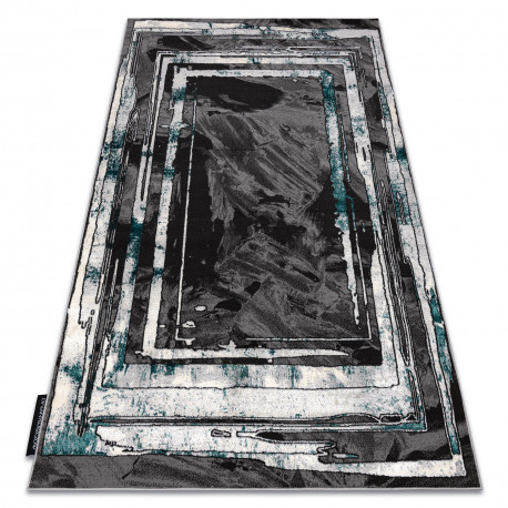 Moderný DE LUXE 619  -  sivý / zelený 160x220 cm