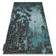 Moderný DE LUXE 2079 vintage -  zelený / Antracitový 140x190 cm