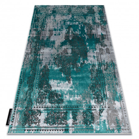 Moderný DE LUXE 6827 Abstraktný - , vintage zelený / sivý 140x190 cm