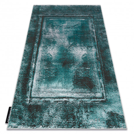 Moderný DE LUXE 634  vintage -  zelený / Antracitový 160x220 cm