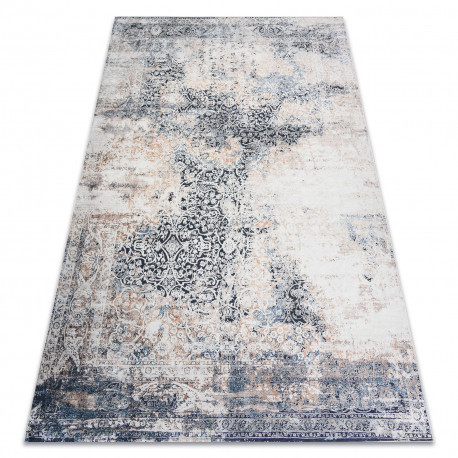 ANDRE 1016 prateľný koberec  vintage protišmykový - béžový 120x170 cm