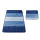 Kúpeľňový set kobercov Montana 04N modrý set (50 cm x 80 cm a 40 cm x 50 cm)