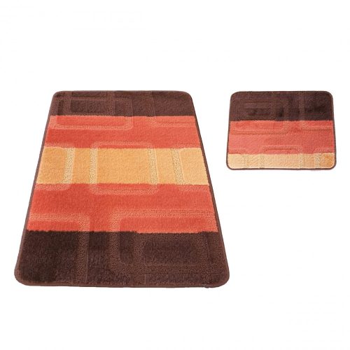 Kúpeľňový set kobercov Montana 04N hnedý set (50 cm x 80 cm a 40 cm x 50 cm)