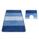 Kúpeľňový set kobercov Montana 03N modrý set (50 cm x 80 cm a 40 cm x 50 cm)
