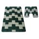 Kúpeľňový set Montana Bornova XL Green Komplet (50 cm x 80 cm i 40 cm x 50 cm)