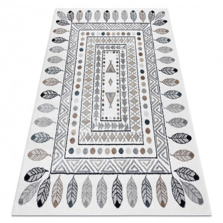Koberec FUN Teepee pre deti, indián,  Krémový 160x220 cm