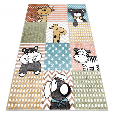 Koberec FUN Pets pre deti, farebný 80x150 cm