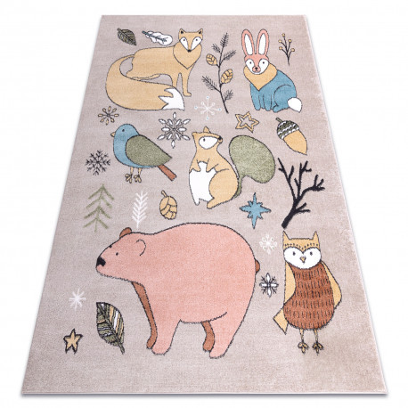 koberec FUN Forester pre deti, pre deti  Béžový 240x330 cm